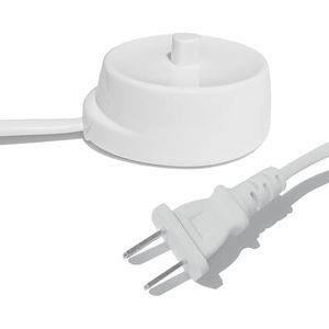 Tandenborstel Oplader Base Compatibel met Oral B Braun Ronde Hoofd Elektrische Tandenborstel, Model 3757 Vervangende Oplader Netsnoer, Draagbare Reizen 110 V Waterdichte Inductieve Oplaadbasis door