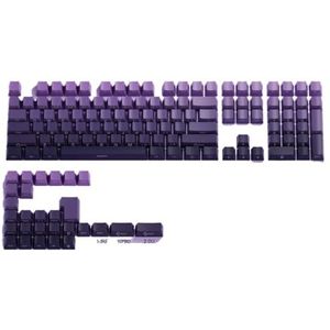 QPSJXN Gradient Green OEM -profiel -PBT -PBT -dubbele opname -Sleutelcaps met zijdruk voor mechanische toetsenborden (paars)