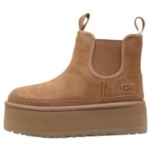 UGG W Neumel Platform Chelsea Boot voor meisjes, Kastanje, 6 UK Child