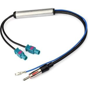 Audio- & videoantennes voor auto Geschikt voor Audi 18.1' auto speciale radioantenne AM/FM audiosignaalversterker dubbele Fakra RF-antenneadapter Auto-antenne