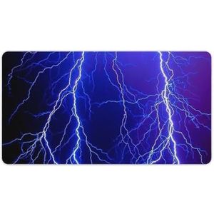 Blue Thunder Storm Mode Bureau Muismat Antislip Gaming Muismat Accessoires Decor 40X75cm