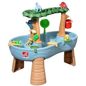 Step2 Dino Showers watertafel met 13-delige accessoireset | Waterspeelgoed voor kind | Activiteitentafel met water voor de tuin