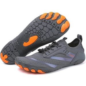 Ultralichte zomerwaterschoenen voor mannen en vrouwen, antislip buitenschoenen, ademende blotevoetensneakers, Grijs, 40 EU