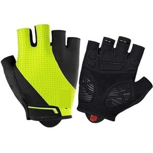 Fietshandschoenen Handschoenen Voor Heren Gewichthefhandschoenen Voor Heren En Dames Sporthandschoenen MTB Handschoenen (Color : Yellow, Size : XXL)