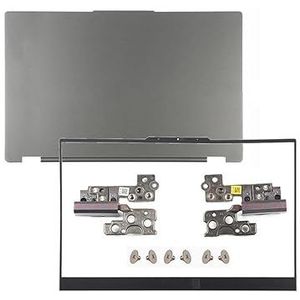 WANGHUIH LCD Achterkant Bovendeksel + Bezel + Scharnieren Compatibel met Lenovo Legion 5 15IAH7H 15ARH7H Y7000P 2022 Laptop