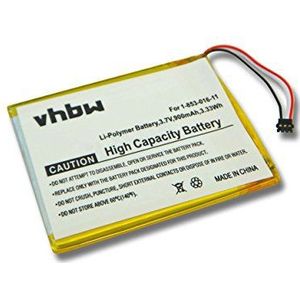 vhbw 1 x accu compatibel met Sony Portable Reader PRS-650BC, PRS-650, PRS-350SC, PRS-350 eBook Reader (900 mAh, 3,7 V, Li-Polymeer)