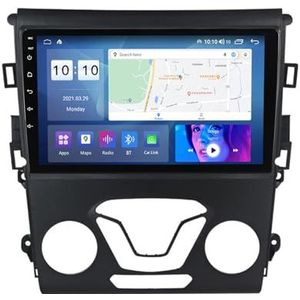 9 inch touch screen multimedia speler bluetooth autoradio voor Ford Mondeo2014-2019 Android 12.0 Car Stereo gebouwd carautoplay ondersteuning stuurwielbediening wifi 4g gps navigatie (Size : 4+WIFI+4