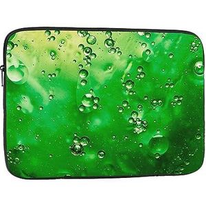 Organische Groene Laptop Case Laptop Sleeve Laptop Tas voor Vrouwen Mannen Shockproof Beschermende Notebook Case 12 inch