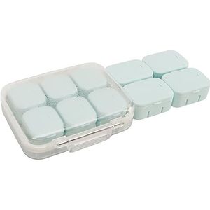Medicatie-organizer Gemakkelijke Scheiding Dagelijks Medicijndoosje voor Capsules 10 STKS (Blauw)
