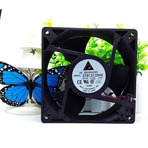EFB1312SHE 127 * 127 * 38MM 12V 2.76A 13CM 3-wire Violent air volume cooling fan