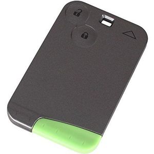 PHONILLICO Autosleutel vervanging afstandsbediening sleutel voor autokaart Cle Renault Espace Laguna Velsatys sleutelhanger flip smartcard met 2 toetsen lemmet