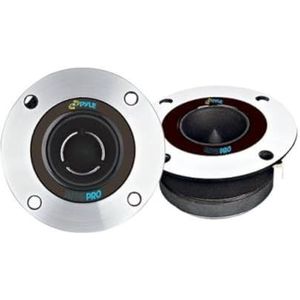 2 PYLE PDBT19 super tweeter van 300 watt rms en 600 watt max 4"" 10,00 cm 100 mm diameter 98 db gevoeligheid spl diepte 3,90 cm auto, per paar