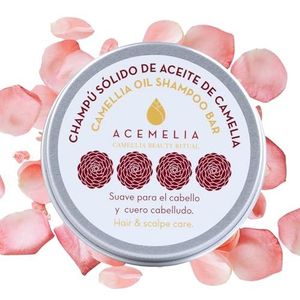 Shampoo Bar van Camelia-olie zonder sulfaten, parabenen of siliconen - Curly Girl Methode