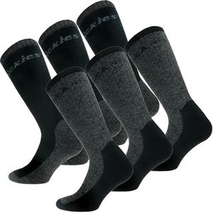 Dickies® Thermo Work werksokken warme wintersokken sokken sokken maat 41-45, 6 paar zwart/grijs,