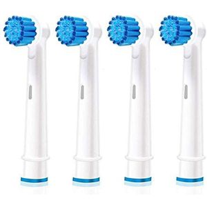 Gevoelige tandenborstelkoppen compatibel met Braun Oral-B elektrische tandenborstel - 4 Pack