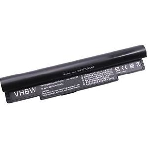 vhbw Accu compatibel met Samsung N110, N120, N130, N140, N510, NC10, NC20, ND10, ND20 Notebook (6600 mAh, 11,1 V, Li-Ion)