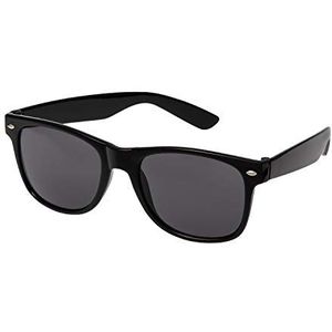 UltraByEasyPeasyStore Klassieke zonnebril voor volwassenen, retro bril, UV400-bescherming, heren en dames, zwart
