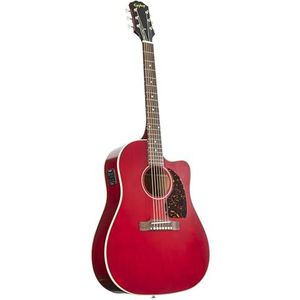 Epiphone - Inspired by Gibson J-45 EC - Akoestische Gitaar - Aged Wine Red