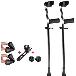 onderarmkrukken, Comfortabele polsgreep Verstelbare standaard en grote volwassenen Lichtgewicht aluminium lichtgewicht armkruk