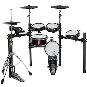 Professionele Elektronische Drumstellen Alle Mesh Head Elektronische Drumkits Kunnen Vijf Drums En Drie Bekkens Het Percussie-instrument Van Het Drumstel Uitbreiden