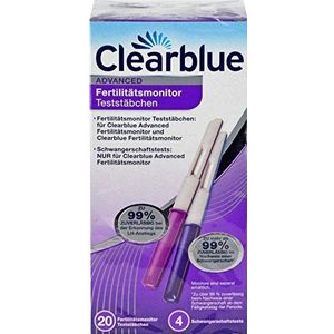 Clearblue Geavanceerd teststaafje, 20 vruchtbaarheidstesten, 4 zwangerschapstesten
