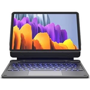 Dexnor - Toetsenbordhoes - Voor Samsung Galaxy Tab S8/S7 - 11 inch - Met Multi-Touch Trackpad