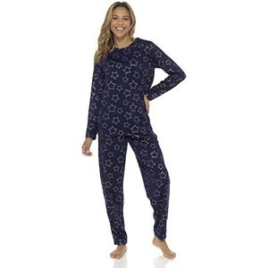 Slumber Hut - Jersey Pyjama - Grijs - Dames en Meisjes - Cockapoo Hond en Sterren Patroon
