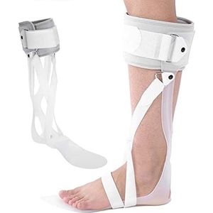 Orthese voor voetdaling ， Trimbare Drop Foot Brace Orthese - Lichtgewicht Polyethyleen Spalk for Herstel na een CVA for Lange Wandelingen, Rechts-M(Right,S)