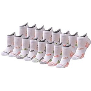 Saucony Dames Multi-pack Performance Heel Tab atletische sokken Running Sokken (16 stuks), Witte roos gemengd (16 Paren), Shoe Size: 10-13