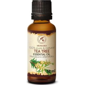Tea Tree Olie Essentiële Olie 30ml - 100% Puur & Natuurlijk - Aromatherapie - Geurolie - Geurverspreider - Ontspanning - Toevoegen aan Bad & Cosmetica - Massage - Wellness - Aroma Lamp Of Elektrische Diffuser