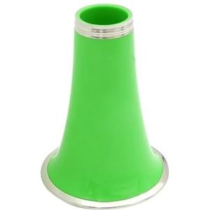 Klarinet Kleur ABS Bell Mouth Met Zilveren Rand Metalen Mond Kwaliteit Luidspreker Accessoires Voor Houtblazersinstrumenten Traditionele Klarinet Accessoires (Color : Green)