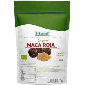 Red Maca Powder Bio 200 g of powder