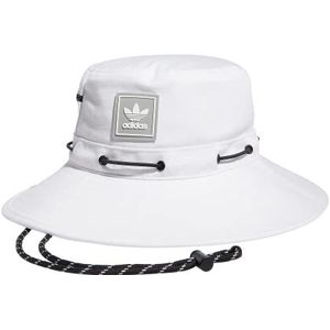 adidas Originals Unisex-Volwassen Utility Boonie Bucket Hat, Wit/Stone Grey, one size