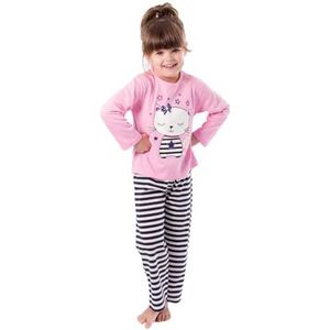 Amantes Textiles - Schlafanzug - Tweedelige Pyjama Set - Katoen - Roze