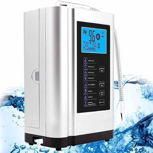 Waterionisator, machine PH 3,5-10,5 alkalisch zuur watermachine, tot -500 mV ORP, 6000 liter per filter, 7 waterinstellingen, automatische reiniging, intelligente stem (Color : White)