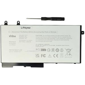 vhbw Batterij compatibel met Dell Latitude 5401, 5501, 5400, 5500, 5410, 5411, 5510, 5400 Chromebook Laptop (3500 mAh, 11,4 V, Li-Ion)