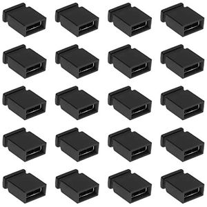 ECSiNG 300 stuks 2,54 mm standaard jumperblokhoezen 2,54 mm jumper cap printplaat mini jumper cap connector accessoires voor harde schijven printplaat