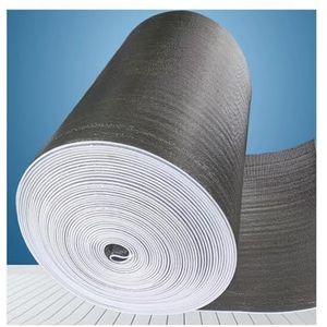 YPIOUREN Isolatierol Van Aluminiumfolie Met Bubbels, Isolatierol For Radiatorfolie, Energiebesparende Folie, Schuimkern Stralingsbarrière For Zolder, Camper En Garage(500cm/196.9in,3cm/1.18in)