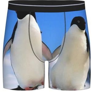 GRatka Boxer slips, heren onderbroek Boxer Shorts been Boxer Slips grappig nieuwigheid ondergoed, pinguïn print, zoals afgebeeld, M