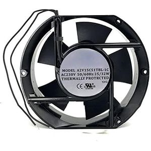 LMNCBVYA A2V15C51TBL-1C AC Double Ball Inverter Axial Fan - 151x172x51mm for Efficient Solutions