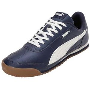 Puma Unisex Turino II Sneaker, Navy-Alpine Snow-Gum, 4 UK, Puma Navy Alpine Sneeuwgom, 44 EU