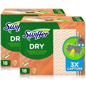 2 x Swiffer houten & parket wisdoeken 18 stuks