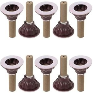 KFGISD, 50 sets mini-moxibustierollen, effectieve stokjeshouders, rookloze rollen en bijvoetmassagetools,Rookloze moxastokjes