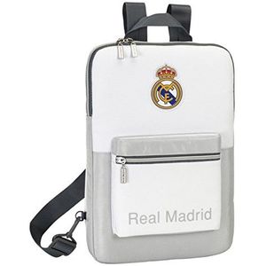 Safta 135099 Real Madrid trolley laptop, wit en grijs
