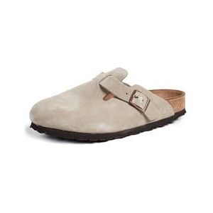 Birkenstock Unisex Boston Soft Footbed Taupe Suede Clog 36 N (US Women's 5-5.5)