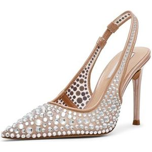 Steve Madden Dames Reyes Pump, Zilver, 3.5 UK, Zilver, 36 EU