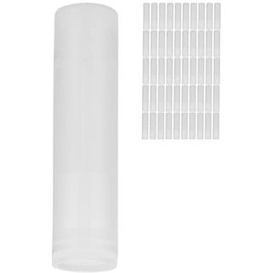 Lege Lipstick Tubes, 5ml Capaciteit 50st DIY Lippenbalsem Container Strakke Deksel voor Zelfgemaakte Lippenstift voor Crayon