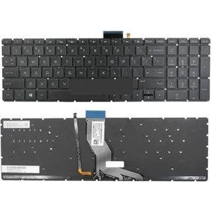 Amerikaans Engels met verlicht laptoptoetsenbord voor HP ENVY X360 15M 15-BP 15-BP015 BS BW 250 G6 Golden Silver Green SN7161BL2(Green Backlight)