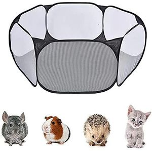 PawHut konijnenkooi voor kleine dieren cavia's chinchilla's stal dieren