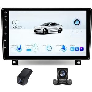 Carplay autoradio 2 Din geldt voor Opel Astra H 2006-2014 met Android Auto Bluetooth 9 inch touchscreen autoradio met FM-radio/GPS stuurwielbediening+achteruitrijcamera ADAS DVR(X2)